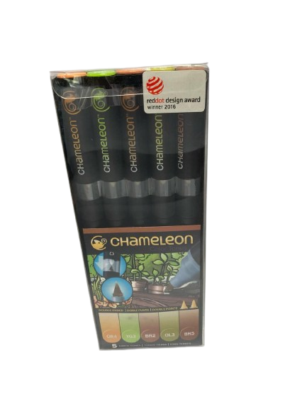 PLUMONES CHAMELEON SET D COLORES TIERRA 