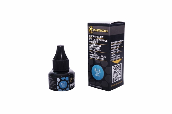 REPUESTO CHAMELEON AZUL CIELO BL3 25 ML 
