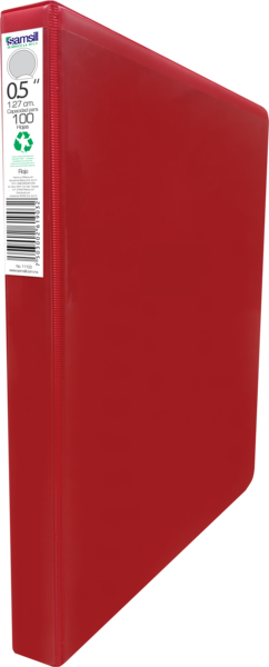 CARPETA 1/2" HERR O SIN VENTANA ROJA