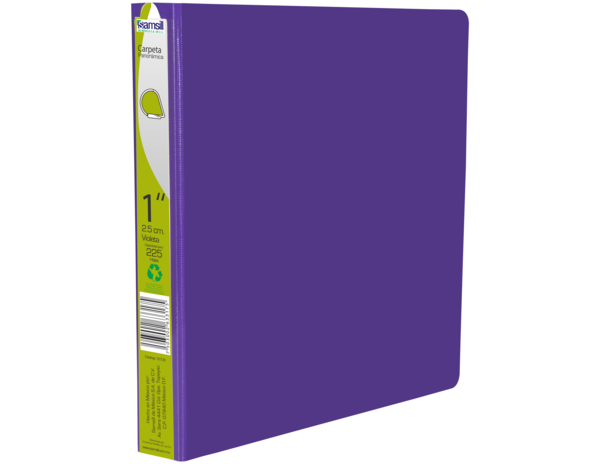 CARPETA 1" HERR D CON VENTANA  VIOLETA 