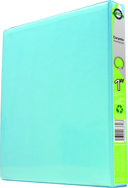 CARPETA 1" HERR O CON VENTANA  AZUL VINTAGE