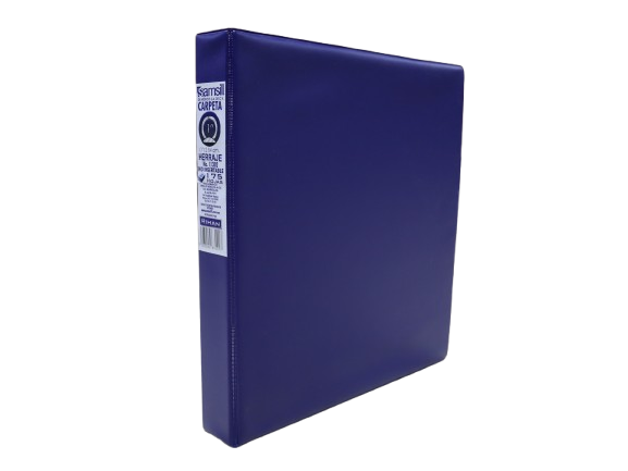 CARPETA 1" HERR O SIN VENTANA AZUL