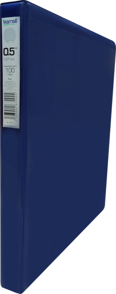 CARPETA 1/2" HERR O CON VENTANA AZUL