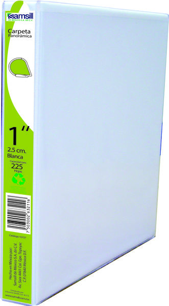 CARPETA 1" HERR D CON VENTANA BLANCA