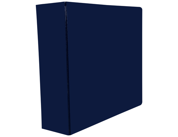 CARPETA 3" HERR D CON VENTANA AZUL