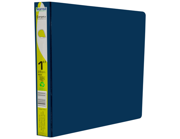 CARPETA 1" HERR O CON VENTANA AZUL ESP