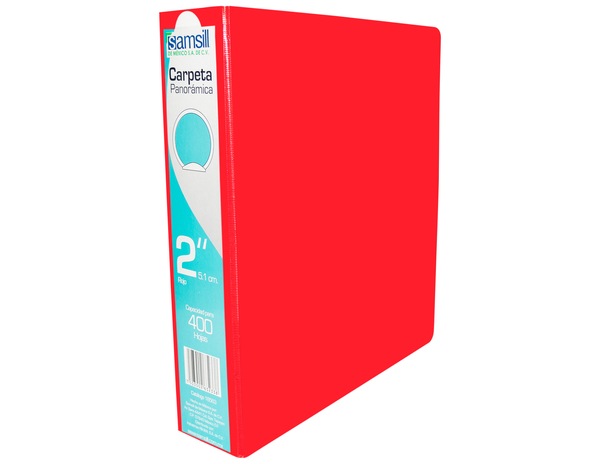 CARPETA 2" HERR O CON VENTANA ROJA