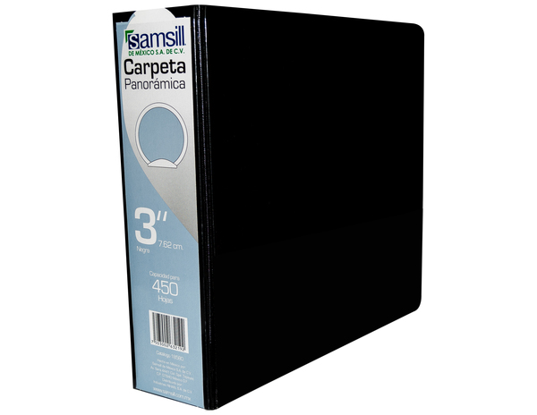 CARPETA 3" HERR O CON VENTANA NEGRA