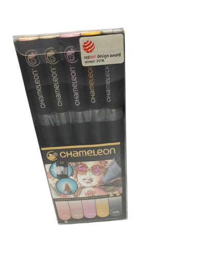 [CT0501] PLUMONES CHAMELEON SET D COLORES PASTEL 