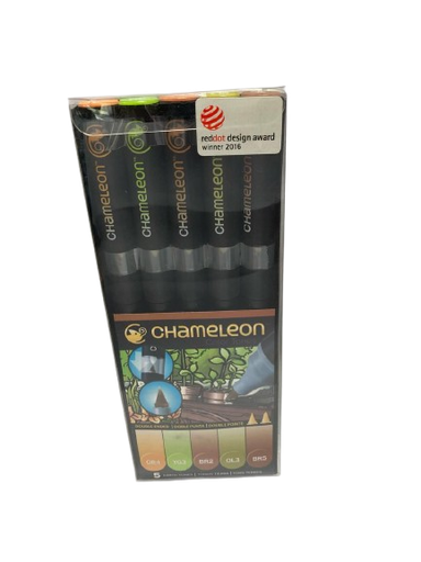 [CT0503] PLUMONES CHAMELEON SET D COLORES TIERRA 