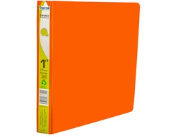 [16735] CARPETA 1" HERR D CON VENTANA  NARANJA 
