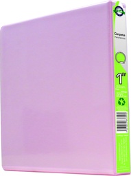 [185315] CARPETA 1" HERR O CON VENTANA  ROSA VINTAGE