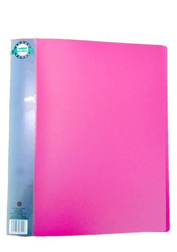 [3401] FOLDER BROCHE METÁLICO ROSA ( PALANCA) TAMAÑO CARTA