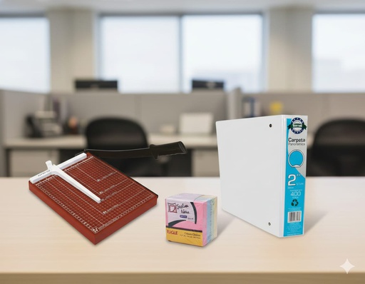 [CMB_GLL_CRP_BLK] Combo Guillotina + Carpeta + Block Adhesivo