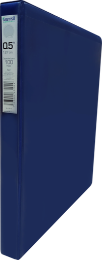 [18512] CARPETA 1/2" HERR O CON VENTANA AZUL