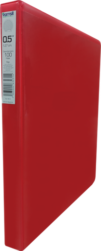 [18513] CARPETA 1/2" HERR O CON VENTANA ROJA