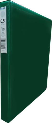 [18514] CARPETA 1/2" HERR O CON VENTANA VERDE 