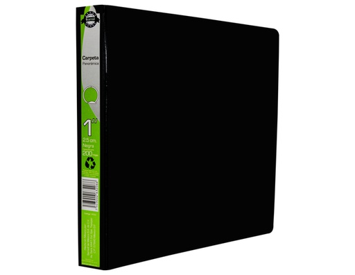 [18530] CARPETA 1" HERR O CON VENTANA NEGRA