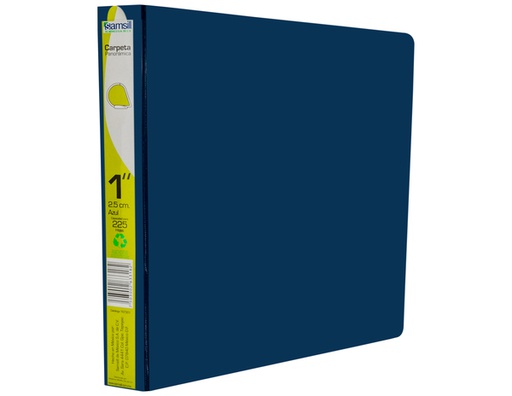 [185301] CARPETA 1" HERR O CON VENTANA AZUL ESP