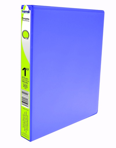 [18539] CARPETA 1" HERR O CON VENTANA VIOLETA