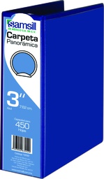 [18582] CARPETA 3" HERR O CON VENTANA AZUL